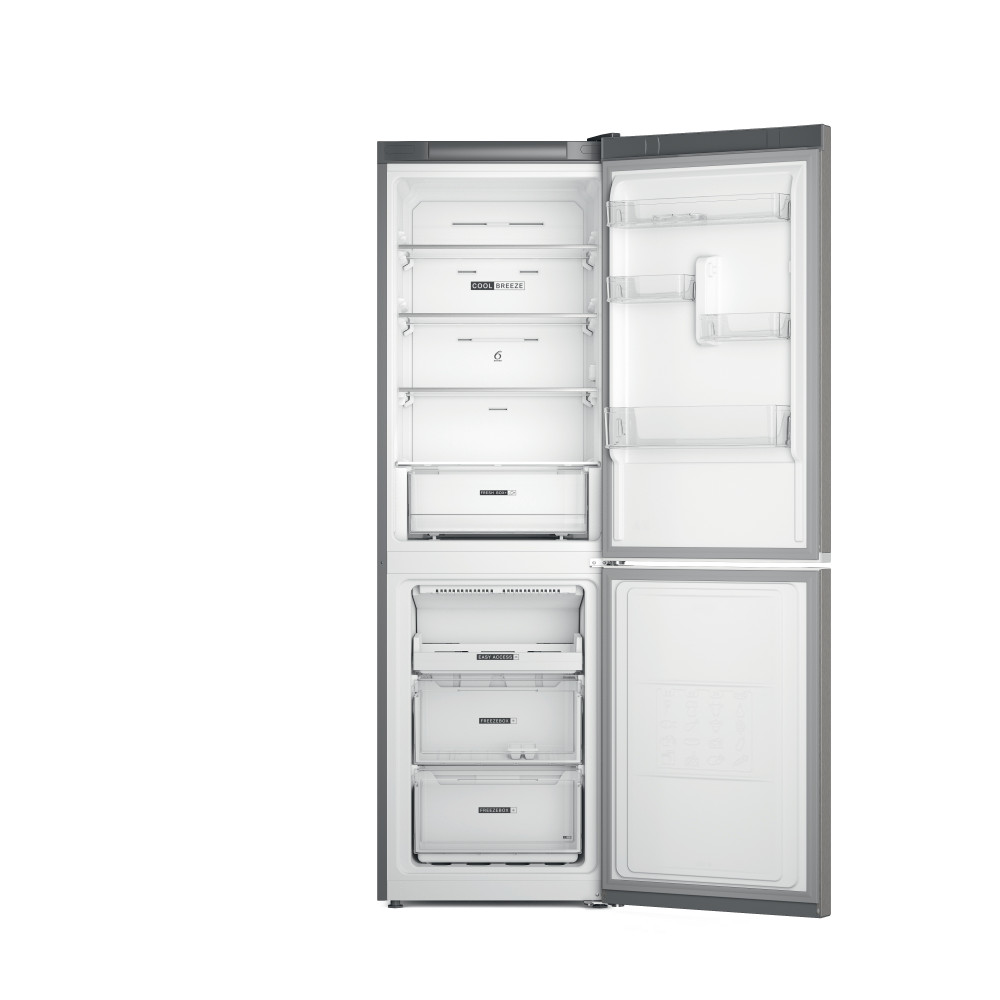 Whirlpool Kombinirani hladnjak Samostojeći W7X 81O OX Optički Inox 2 doors Frontal open