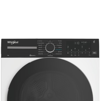 Whirlpool Szárító WP B8X WBS EE Fehér Control panel