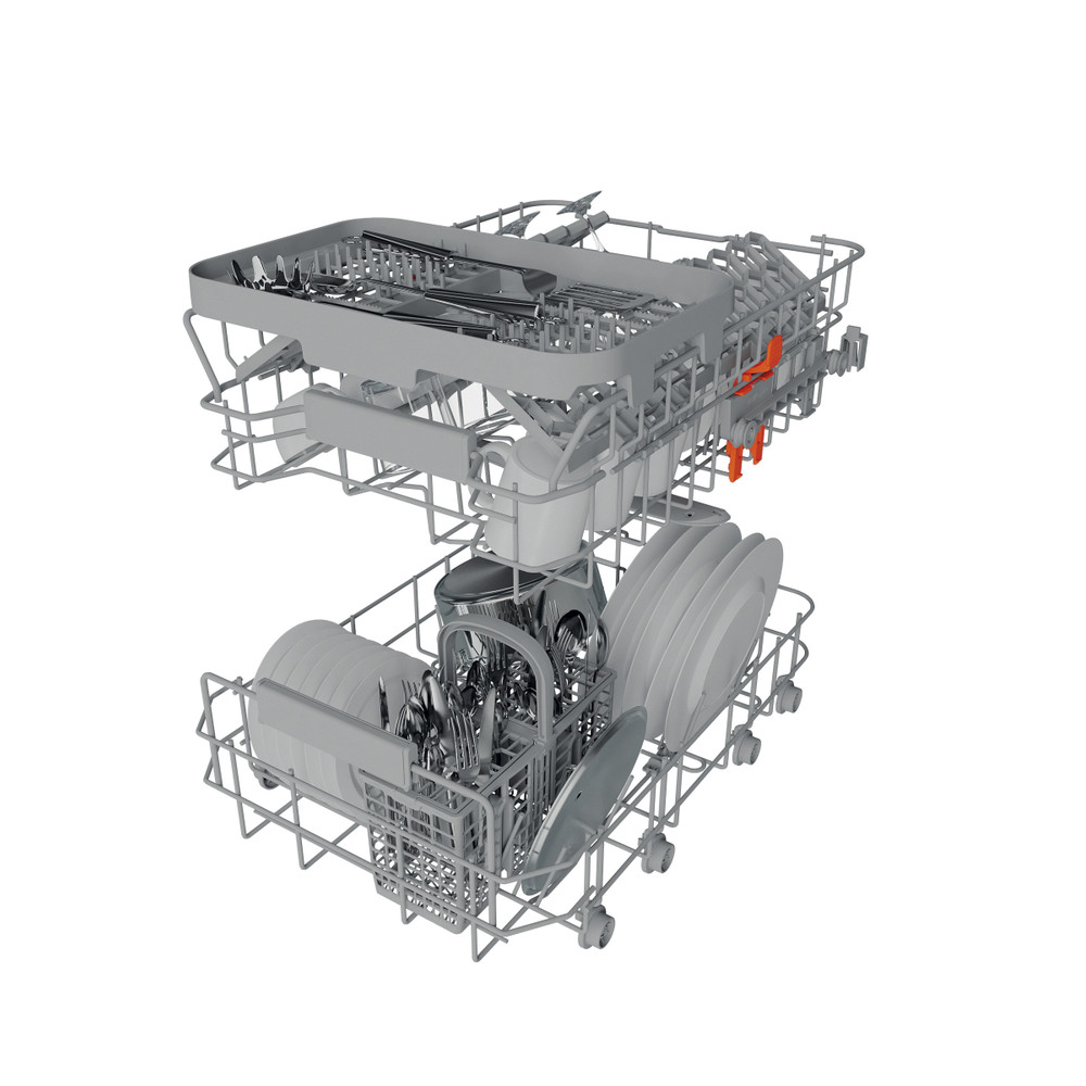 Hotpoint_Ariston Zmywarka Zabudowa HSIC 3T127 C W pełni zintegrowany E Technical Translucent