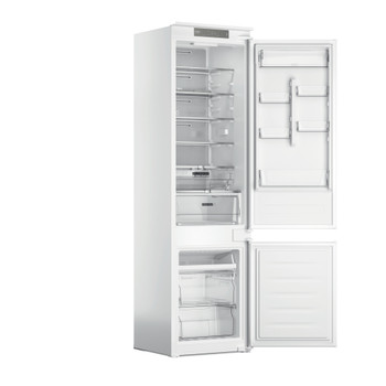 Whirlpool Combinado Encastre WHC20 T352 Branco 2 doors Perspective open
