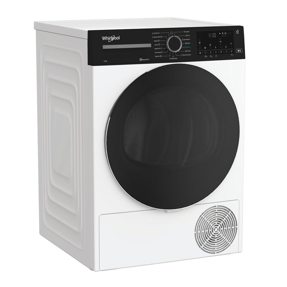 Whirlpool Dryr WP E12X WBS EE Alb Perspective