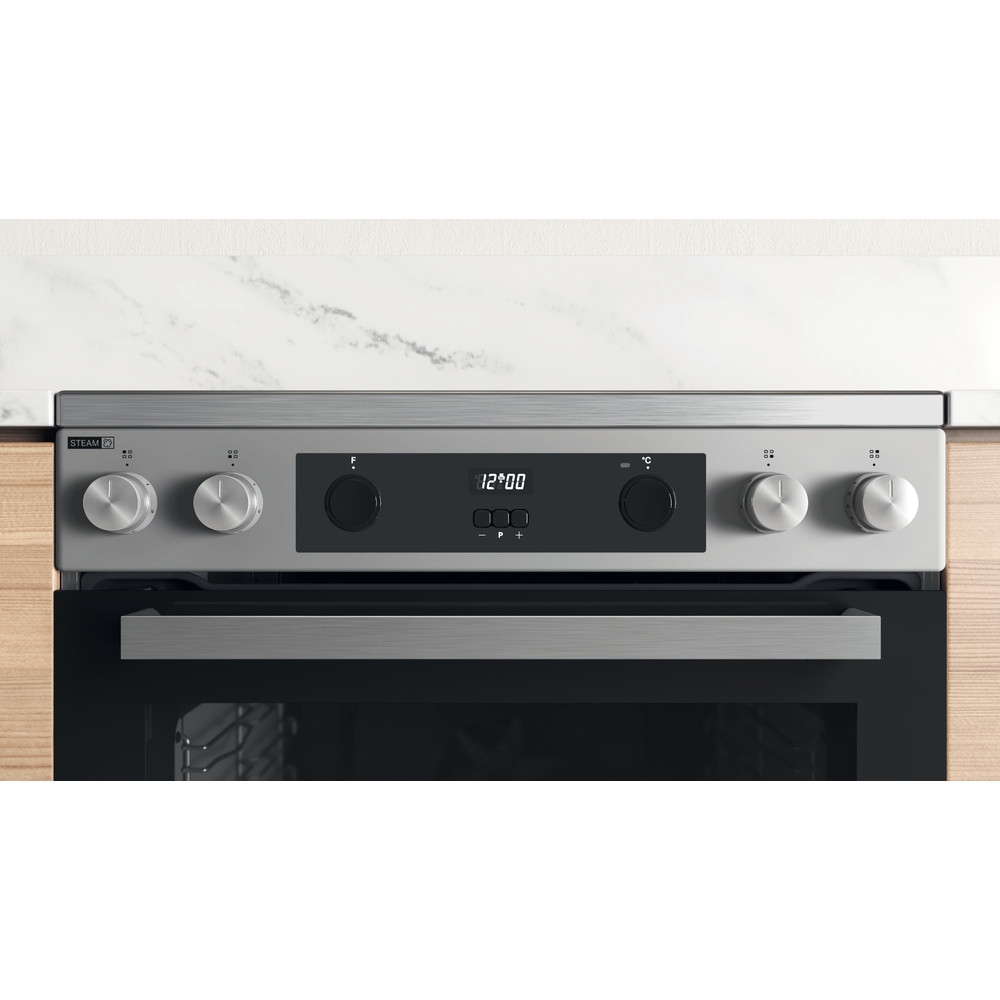 Whirlpool Cuisinière WS68V8CCXT Inox Non Control panel