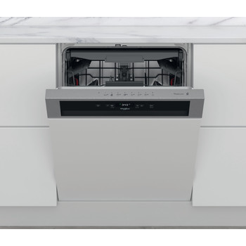 Whirlpool Mosogatógép Beépíthető WBC 3C34 PF X Half-integrated D Frontal