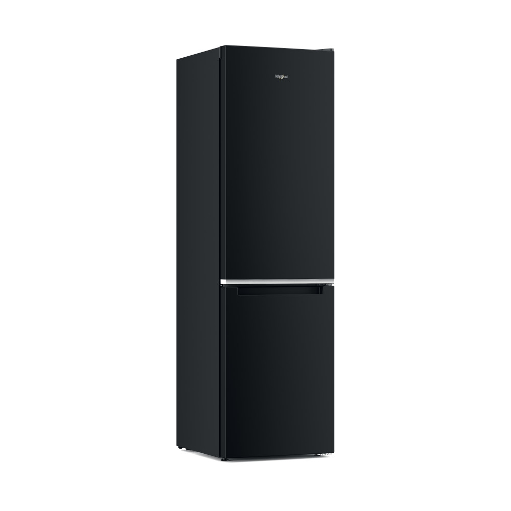 Whirlpool Hűtő/fagyasztó kombináció Szabadonálló W7X 93A K 1 Fekete 2 doors Perspective