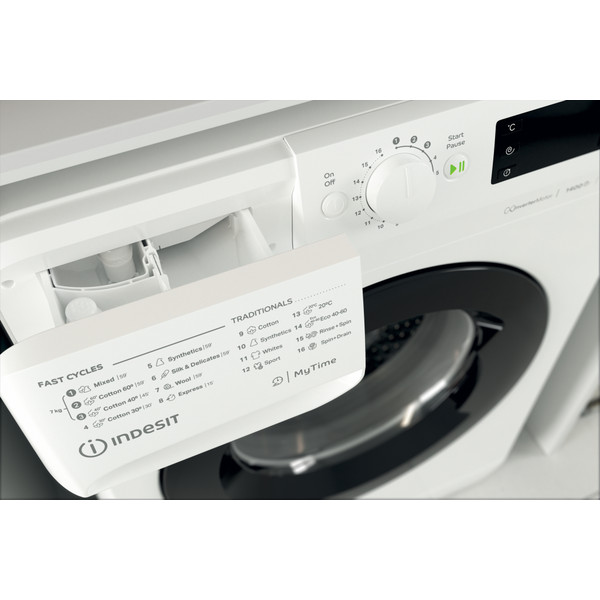 Indesit Perilica za rublje Samostojeći MTWE 71484 WK EE Bijela Prednje punjenje C Drawer