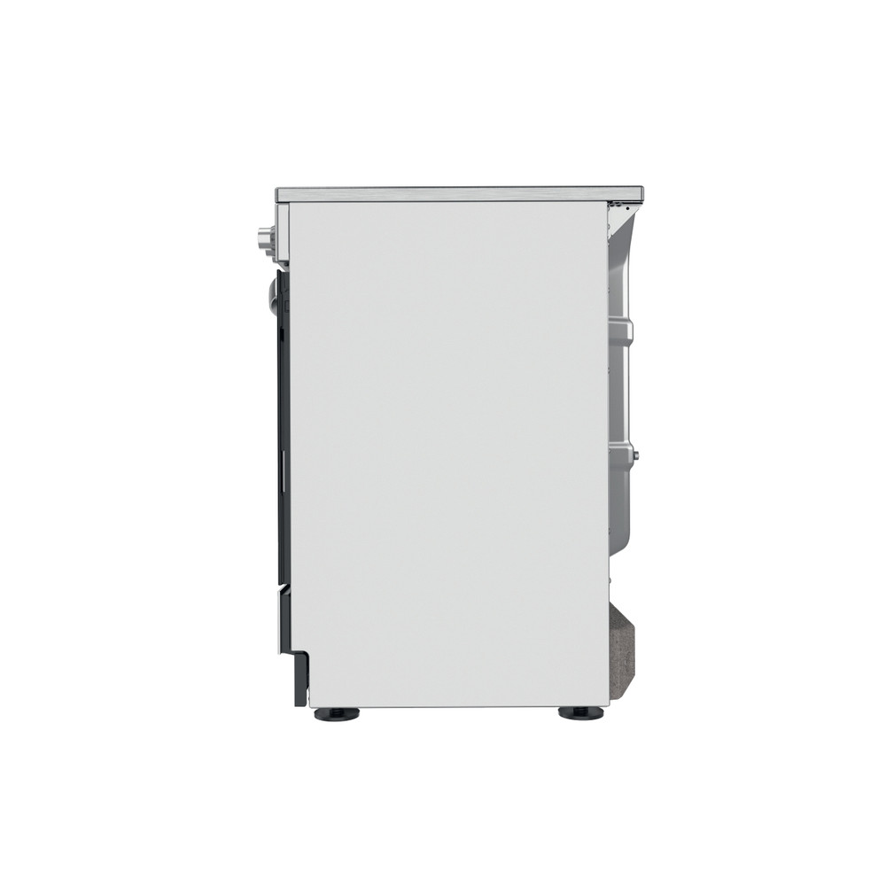 Indesit Κουζίνα IS67V5KCX/E Inox Electrical Back / Lateral