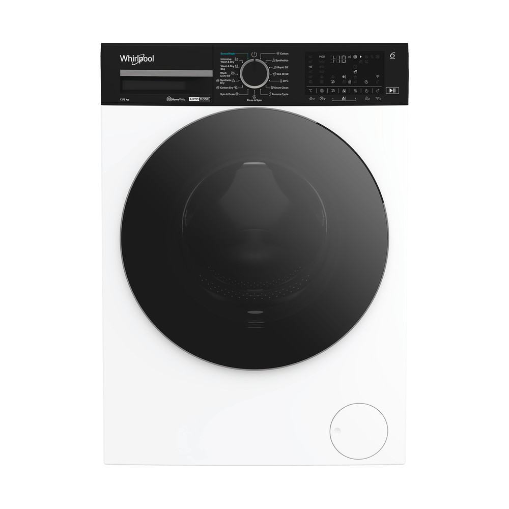 Whirlpool Mosó-szárító Szabadonálló WPD 2836W ADS EE Fehér Elöltöltős Frontal