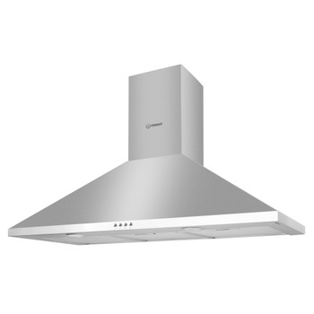 Indesit Exaustor Encastre IHPC 9.5 LM X Inox Wall-mounted Mecânico Perspective