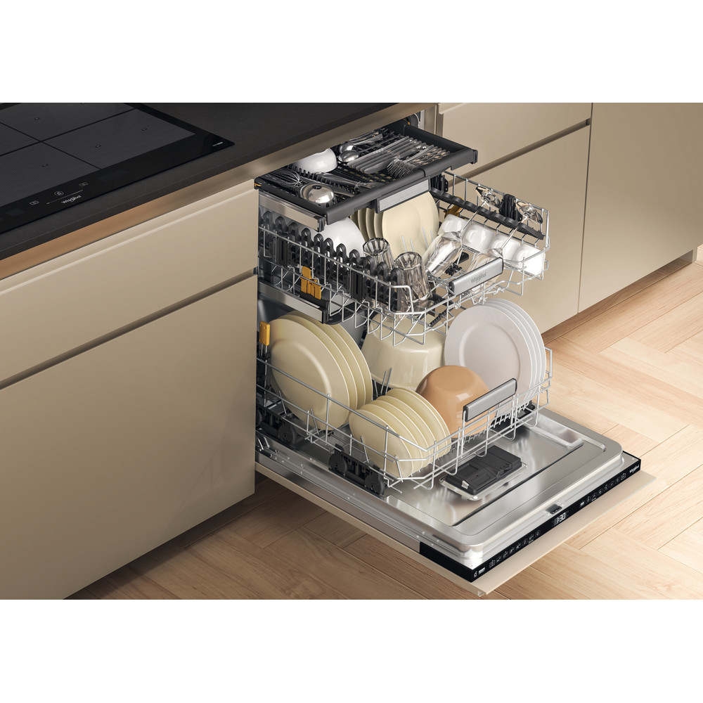 Whirlpool Myčka nádobí Vestavné WH7IA115B2M3TUS0 Full-integrated A Lifestyle perspective open