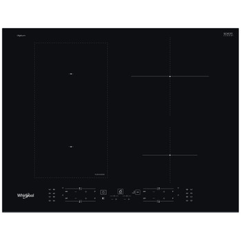 Whirlpool Table de cuisson WL B4265 BF/IXL Noir Induction vitroceramic Frontal