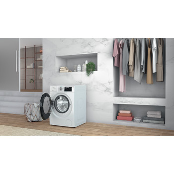 Whirlpool Lavadora Libre instalación W8 W046WR SPT Blanco Cargador frontal A Lifestyle perspective open