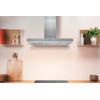 Indesit Exaustor Encastre IHBS 9.4 LM X Inox Wall-mounted Mecânico Lifestyle frontal