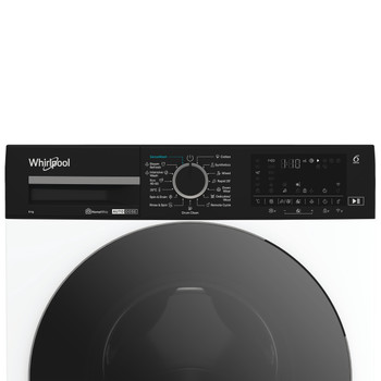 Whirlpool Maşină de spălat rufe Independent WPM 87W ADS EE Alb Încărcare frontală A Control panel