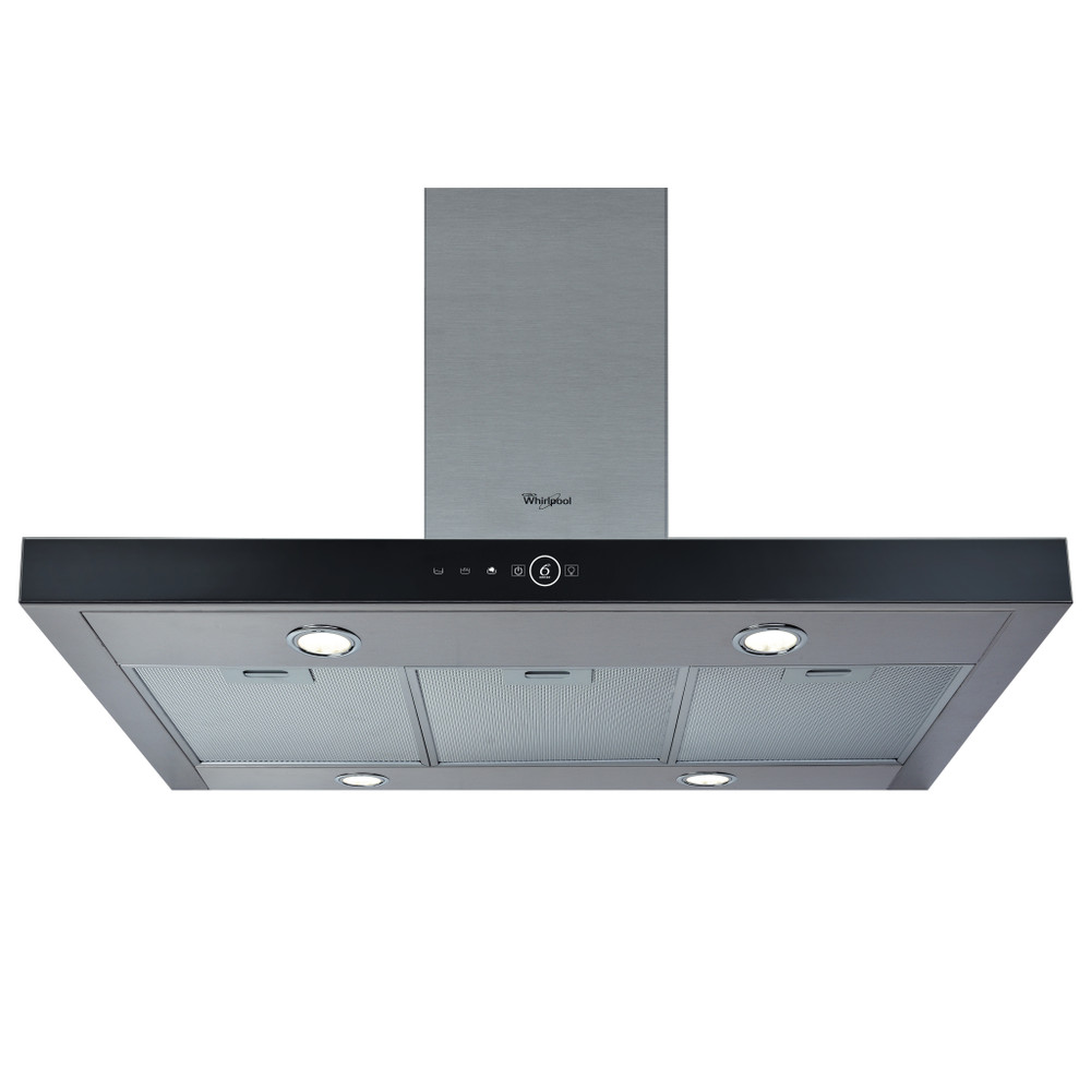 Whirlpool Hotte Encastrable AKR 504 IX/1 Inox Ilôt Électronique Frontal