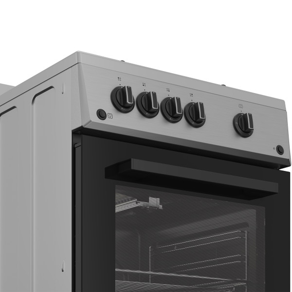 Indesit Plīts I5G1KMS Sudraba Gāzes Control panel