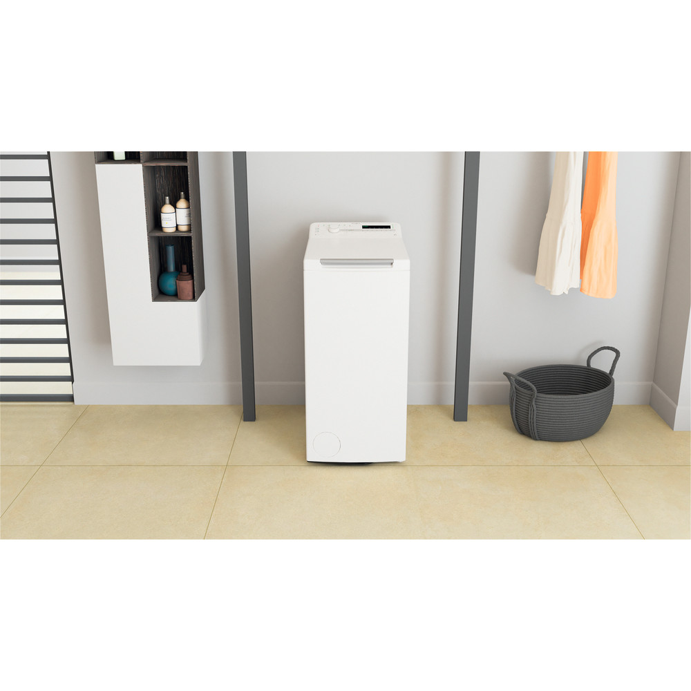 Whirlpool Mosógép Szabadonálló TDLR 6240SS EU/N Fehér Felültöltős C Lifestyle frontal