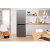 Indesit Комбиниран хладилник с камера Свободностоящи LI7 FF2 S B Сребрист 2 врати Lifestyle frontal