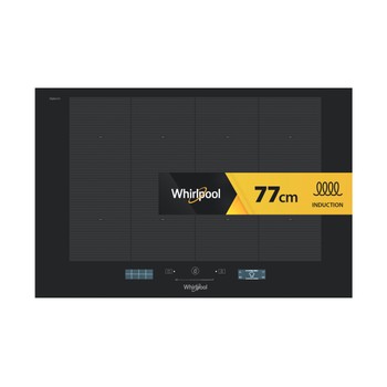 Whirlpool Table de cuisson SMP 778 C/NE/IXL Noir Induction vitroceramic Frontal