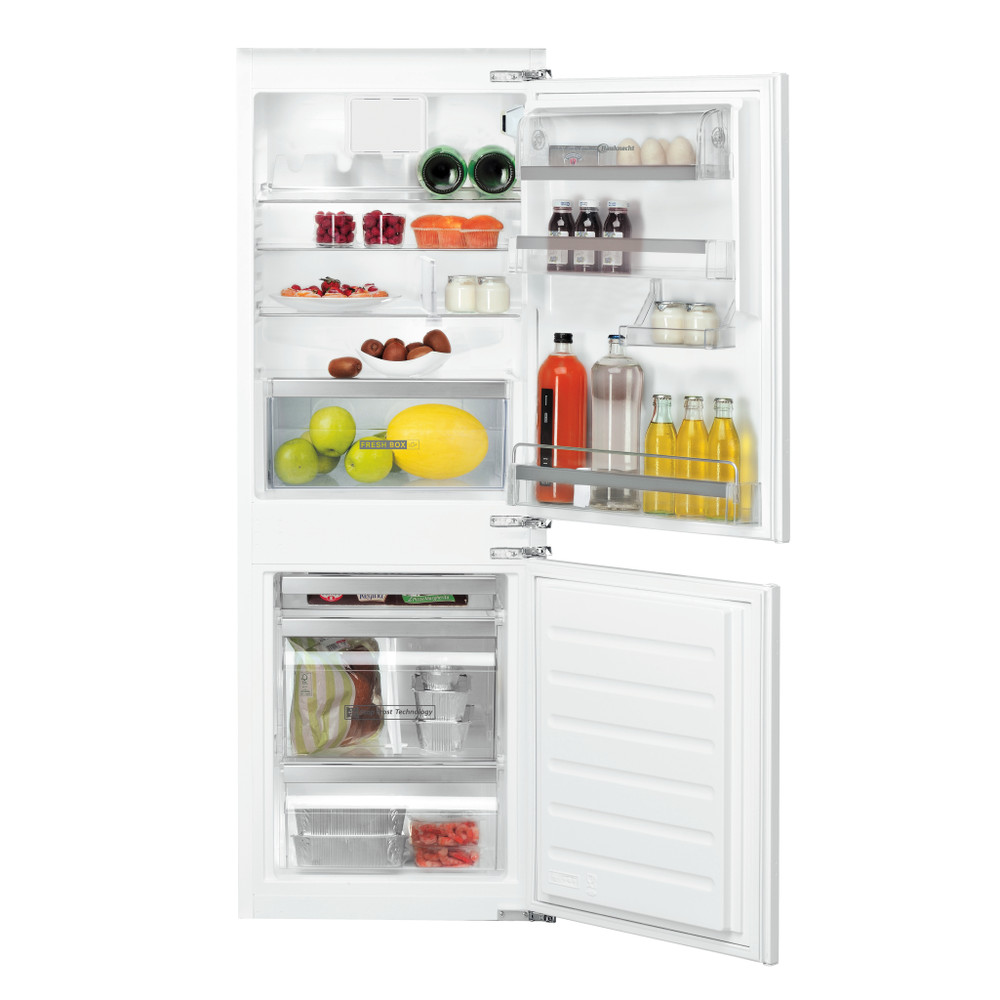 Bauknecht Frigorifero combinato Apparechio incasso KGIS 26803 Bianco 2 porte Frontal open