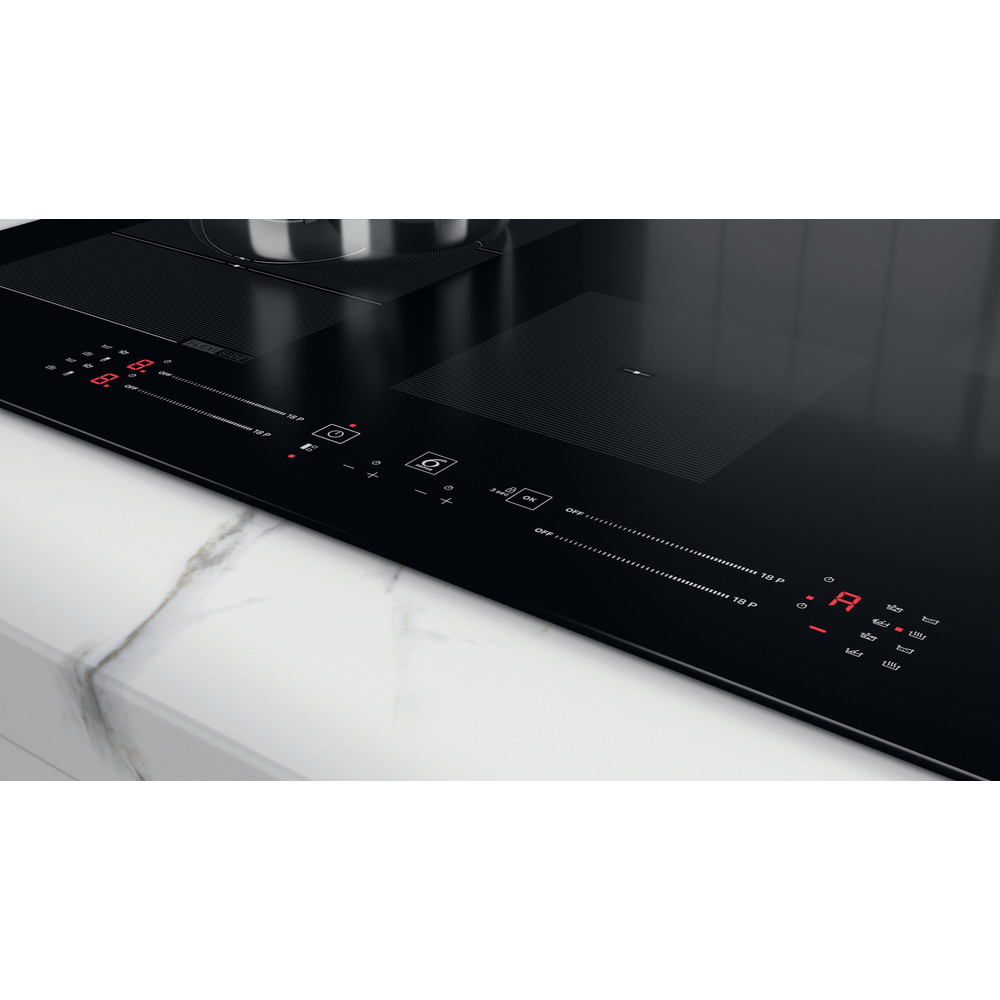 Whirlpool Varná deska WF S0377 NE/IXL Černá Induction vitroceramic Lifestyle control panel