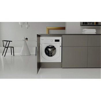 Whirlpool Mosógép Beépíthető BI WMWG 91485 EU Fehér Elöltöltős B Lifestyle frontal open