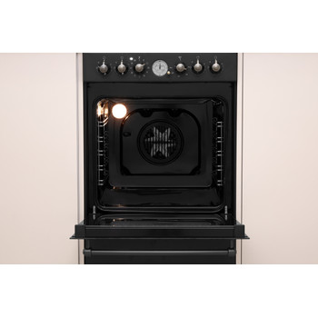 Indsit Aragaz IS5G8MHA/E Antracit Gaz Lifestyle frontal open