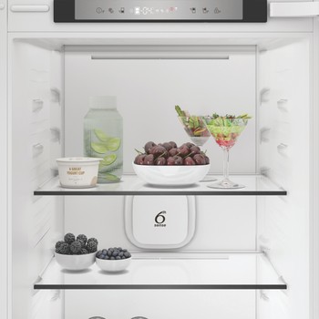 Whirlpool Réfrigérateur combiné Encastrable WHK2 5322 B4E Zinc Metal 2 portes Lifestyle frontal