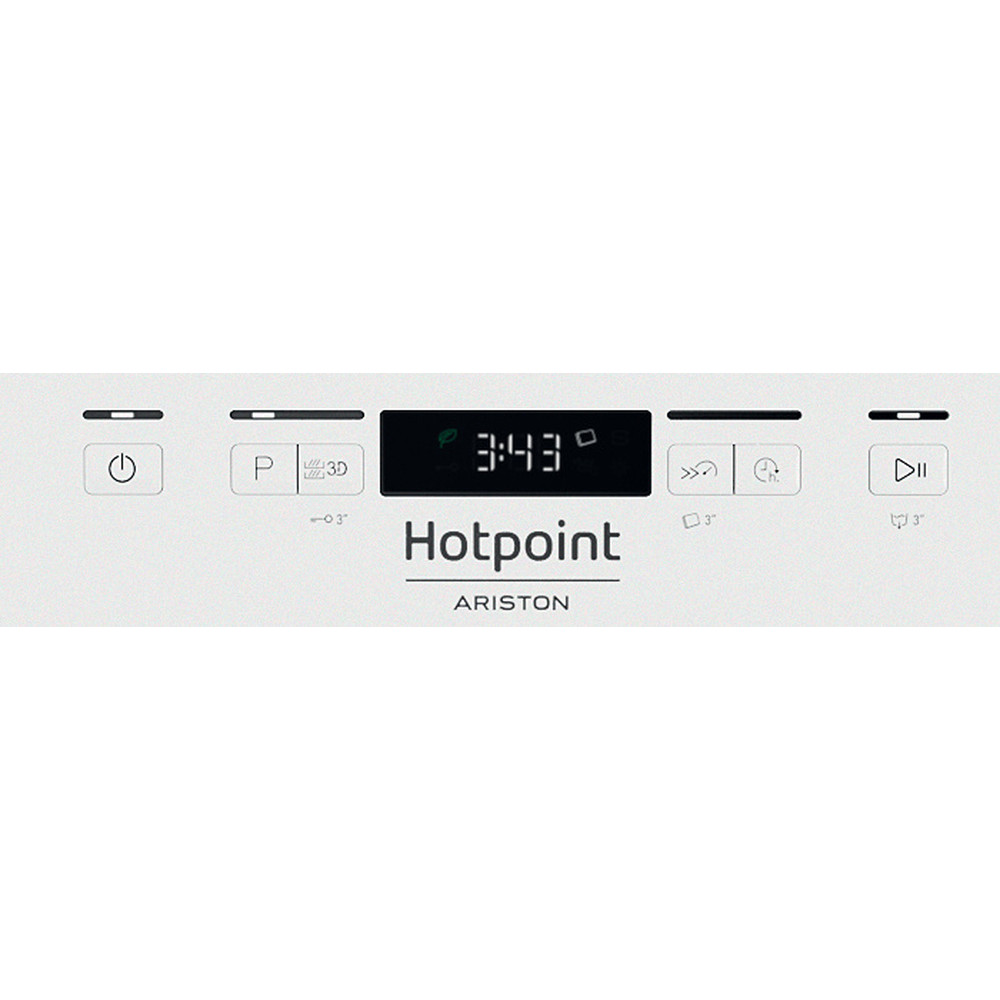 Hotpoint_Ariston Lave-vaisselle Pose-libre HCFC 3B+34 W Pose-libre D Program