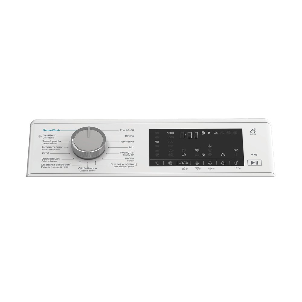 Whirlpool Pračka Volně stojící TW621WWCVSWCS Bílá Vrchem plněná A Program