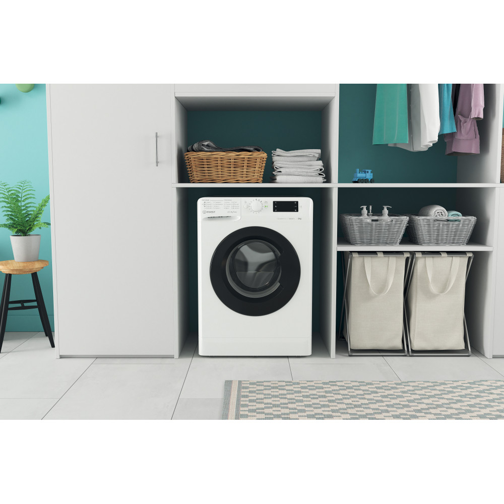Indesit Mosógép Szabadonálló MTWE 81283 WK EE Fehér Elöltöltős D Lifestyle frontal