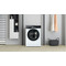Whirlpool Pesumasin Vabaltseisev WRSB 7238 BB EU Valge Eestlaetav D Perspective