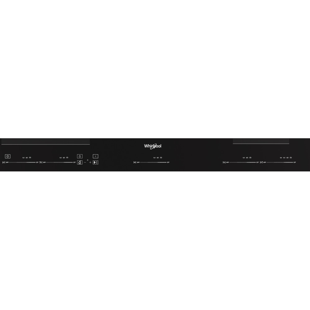 Whirlpool Table de cuisson WT 1090 BA Noir Induction vitroceramic Control panel