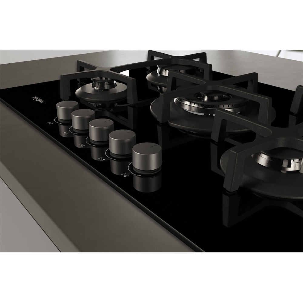 Whirlpool Encimera GOA 7523/NB Negro Gas Lifestyle control panel