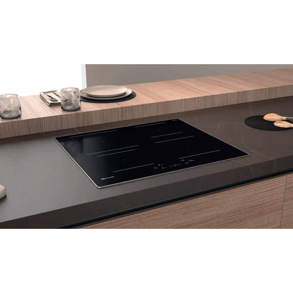 Bauknecht Piano cottura BQ 5160S AL Nero Induction vitroceramic Lifestyle perspective
