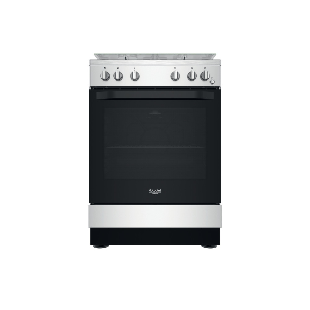 Hotpoint_Ariston Aragaz HS67G1PCX/FR Inox Gaz Frontal