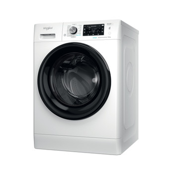 Whirlpool Wasmachine Vrijstaand FFD 10489E BV BE Wit Voorlader A Perspective