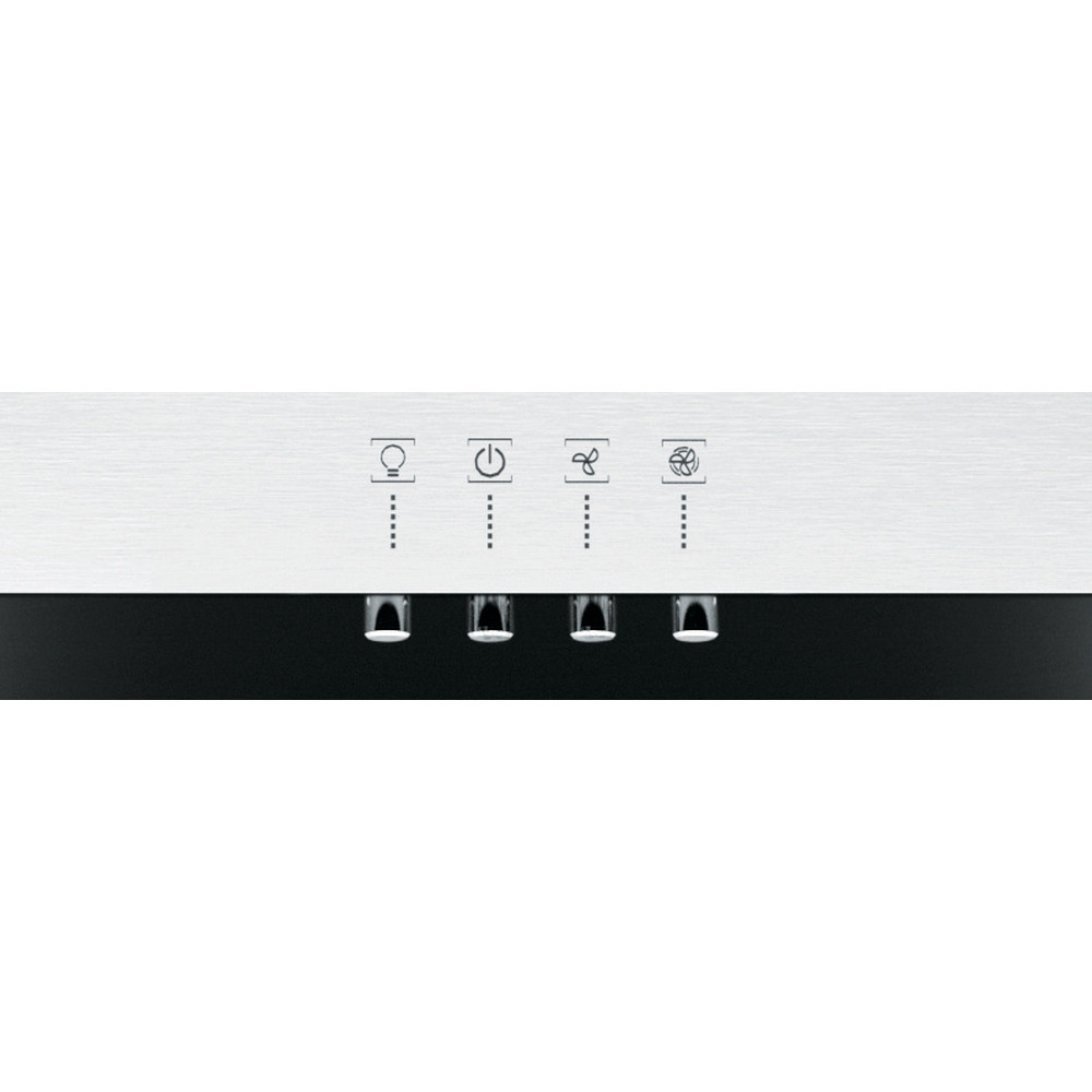 Hotpoint_Ariston Hotte Encastrable HHVP 6.6F LM K Noir Mural Electronique Control panel