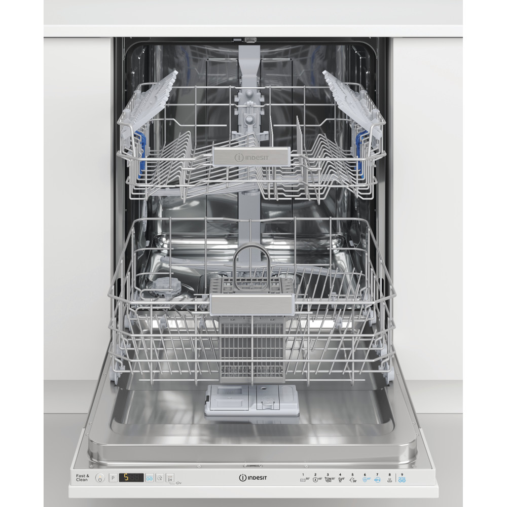 Indesit Trauku mazgājamā mašīna Iebūvējams ID3I D741O Full-integrated C Frontal open