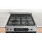 Whirlpool Plīts WS68G8CHX/E/1 Inox Gāzes Frontal