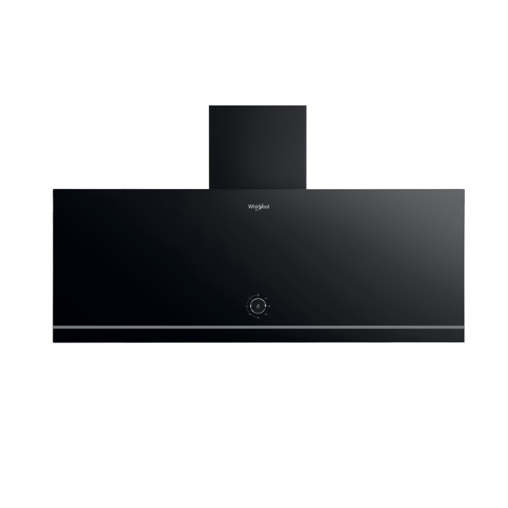 Whirlpool Hotte Encastrable WHVA 92F LM K Noir Pose-libre Mécanique Frontal