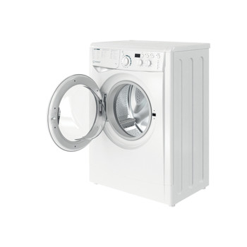 Indesit Lavadora Libre instalación EWD 61051 W SPT N Blanco Cargador frontal F Perspective open