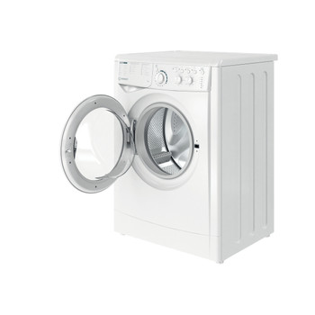 Indesit Lavadora Libre instalación EWC 71252 W SPT N Blanco Cargador frontal E Perspective open