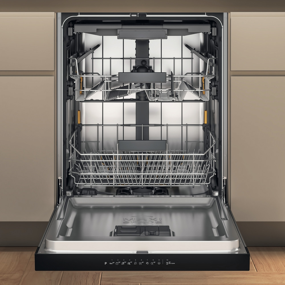 Whirlpool Diskmaskin Fristående W7U HP33 X Underbyggd D Frontal open