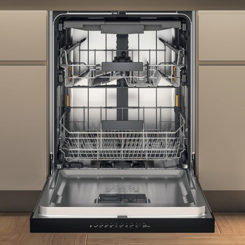 Whirlpool Oppvaskmaskin Frittstående W7U HP33 X Under benk D Frontal open