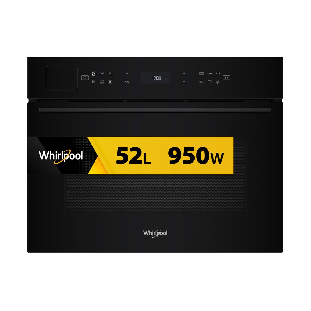 Whirlpool Four à micro-ondes Encastrable WCT7A9PHTSB Noir Électronique 53 Micro-ondes combiné 950 Frontal