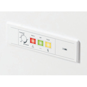 Indesit Congelador Livre Instalação OS 1A 300 H 2 Branco Control panel