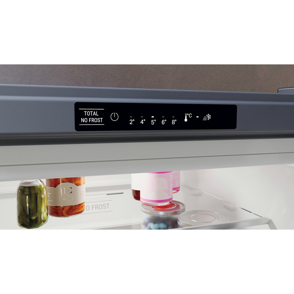 Bauknecht Køleskab/fryser kombination Fritstående KGN 20E2IN Saturn Steel 2 doors Lifestyle control panel
