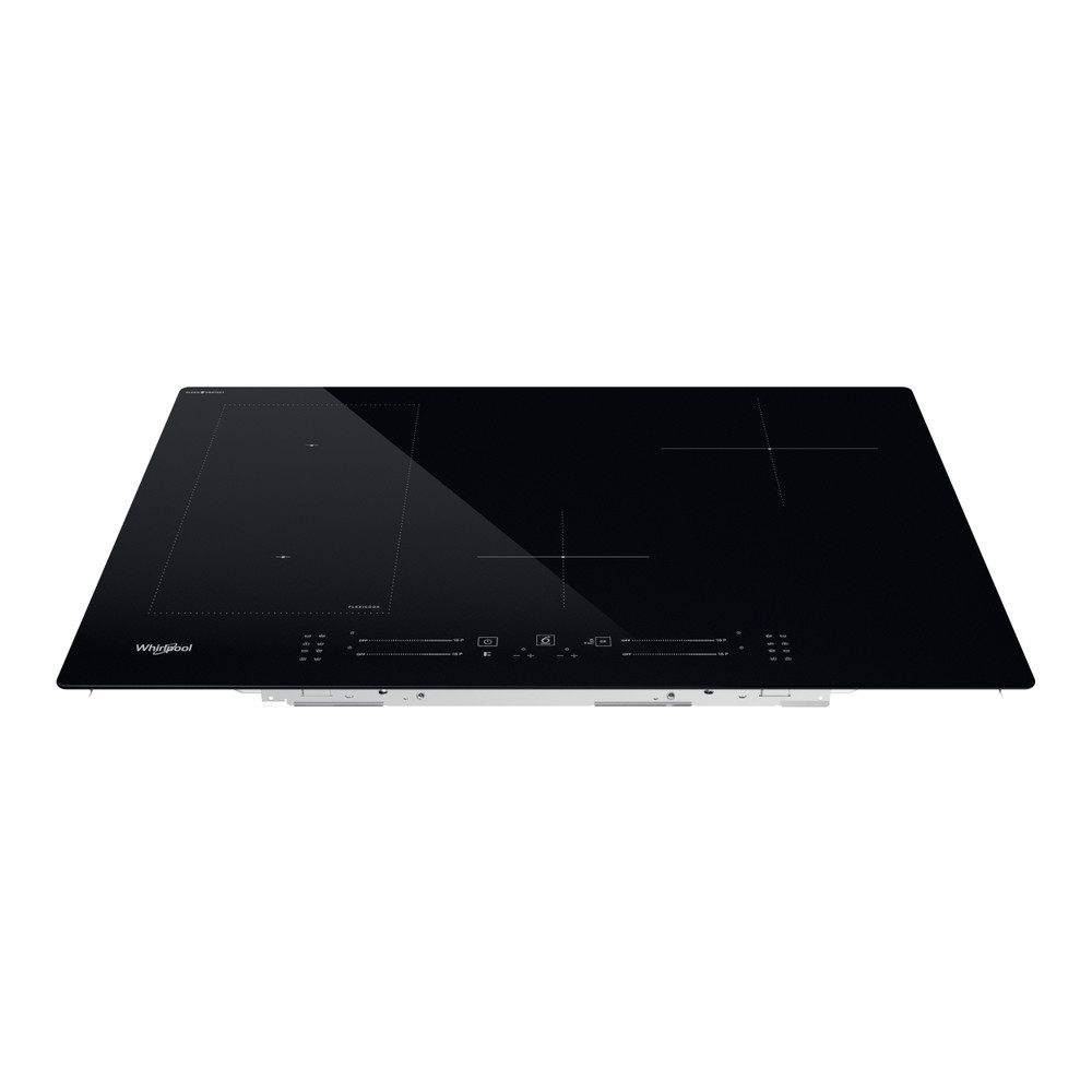 Whirlpool Table de cuisson WL S6277 CPNE Noir Induction vitroceramic Frontal top down
