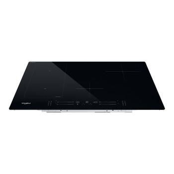 Whirlpool Table de cuisson WL S6277 CPNE Noir Induction vitroceramic Frontal top down