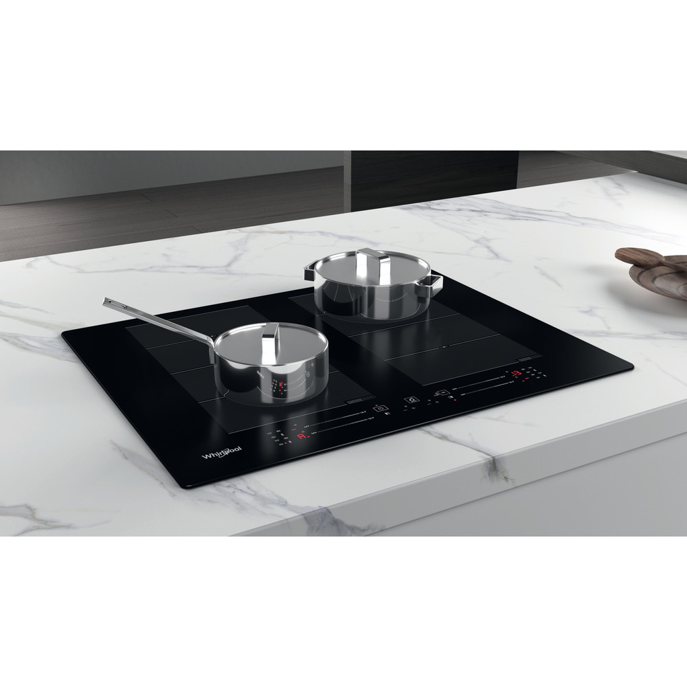 Whirlpool Varná deska WF S8865 NE Černá Induction vitroceramic Lifestyle perspective